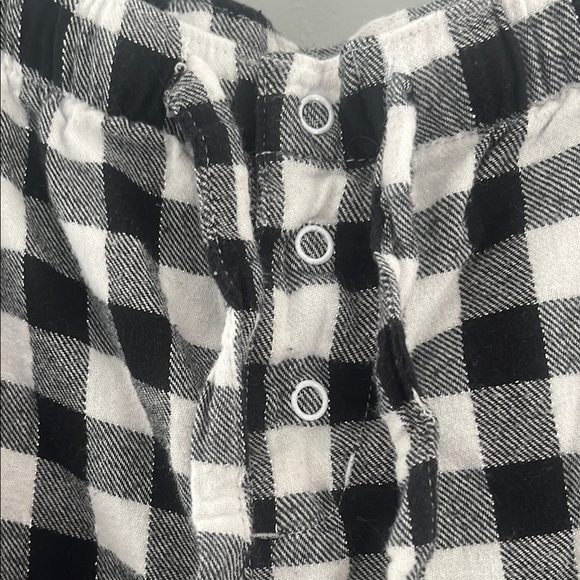 Black and White Checkered Joggers with Elastic Waistband “BRUINS” - Picture 3 of 7